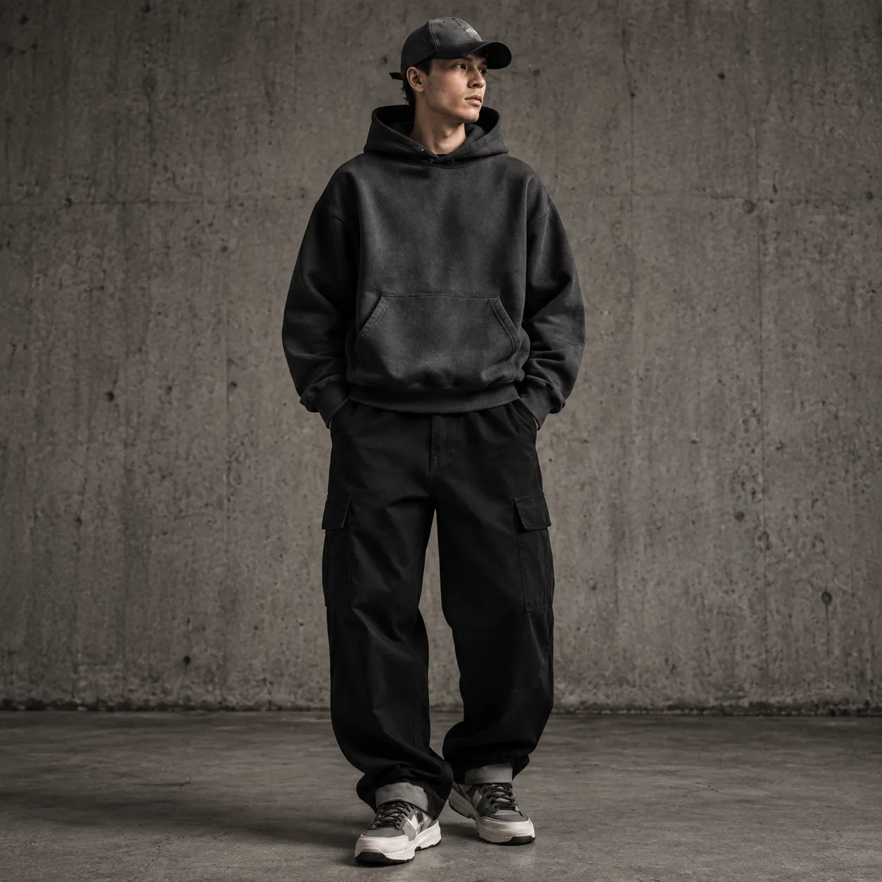 Schwerer oversized Hoodie