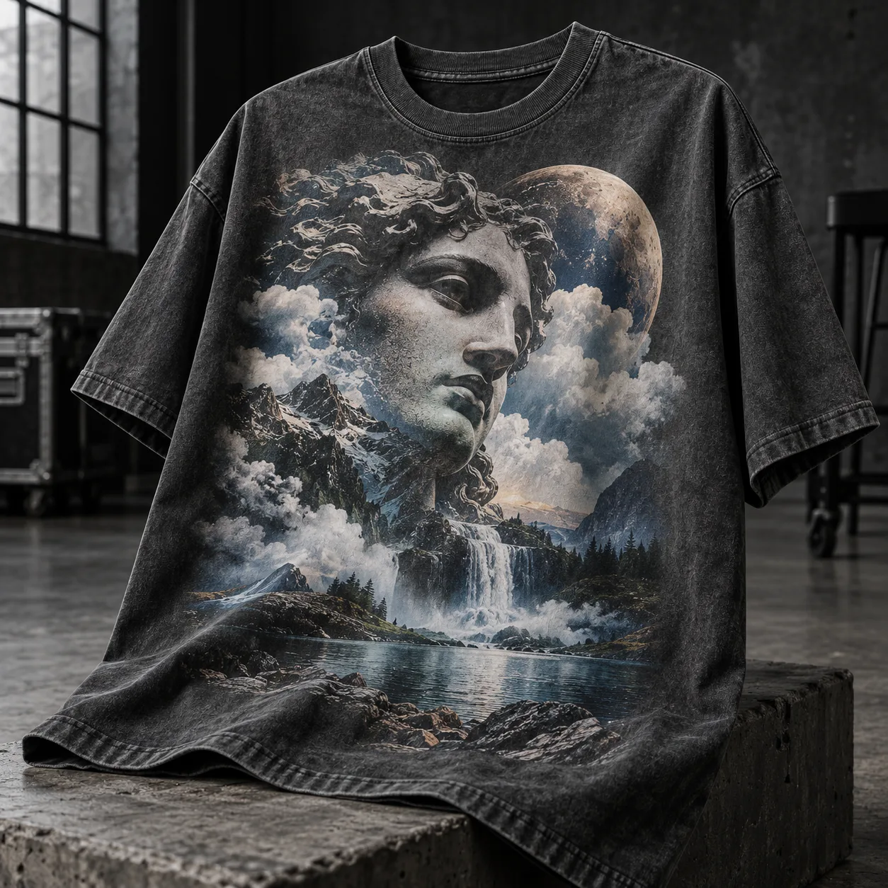 Streetwear-Tanktop mit zentrierter Brustgrafik