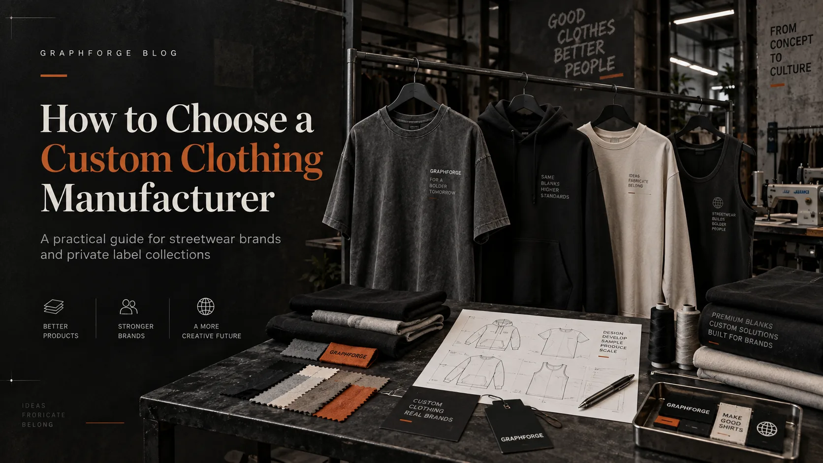 How to Choose a Custom Clothing Manufacturer for Your Brand